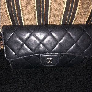 CHANEL lambskin wallet